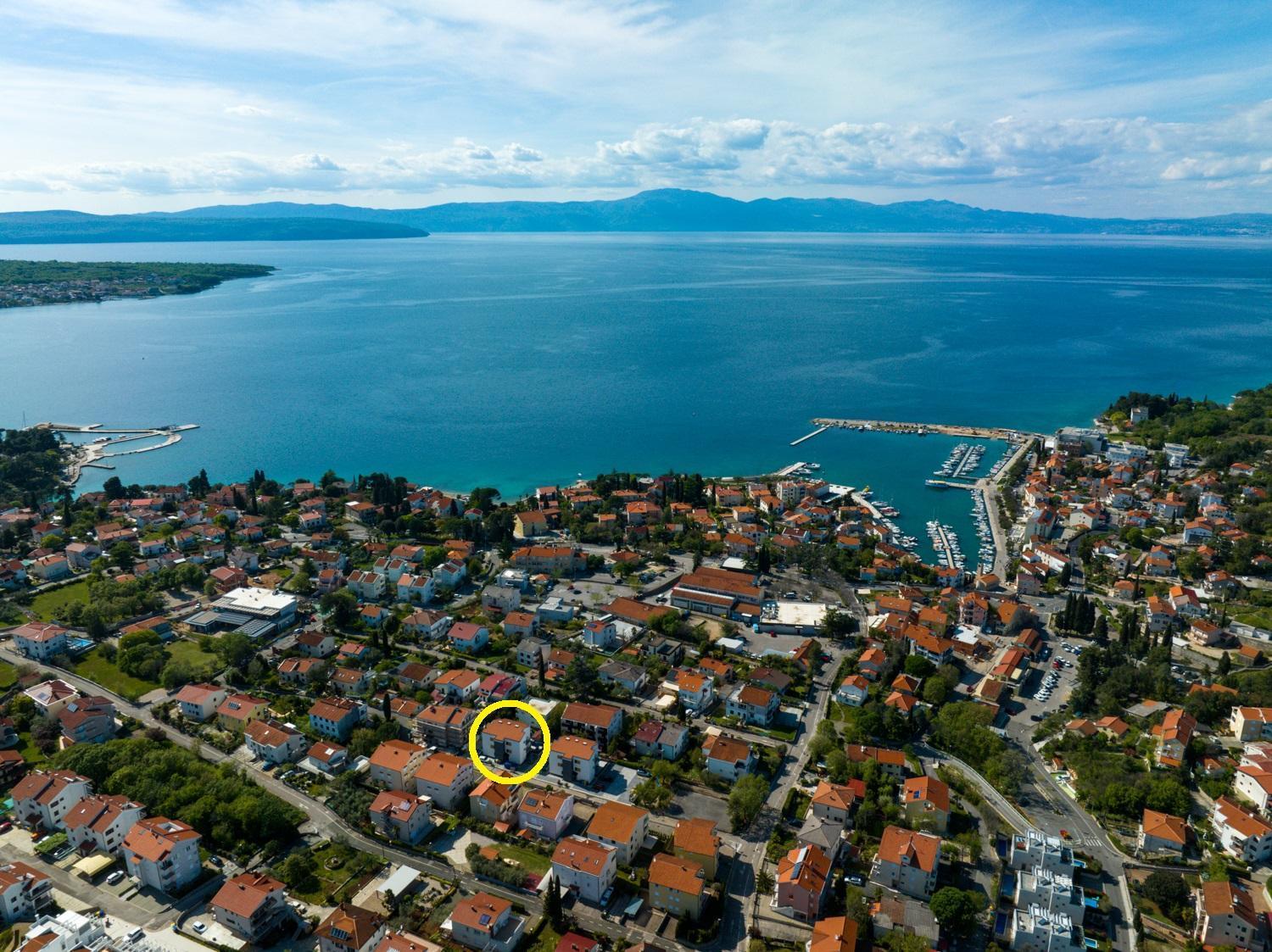 Sunset Suite Malinska Bagian luar foto