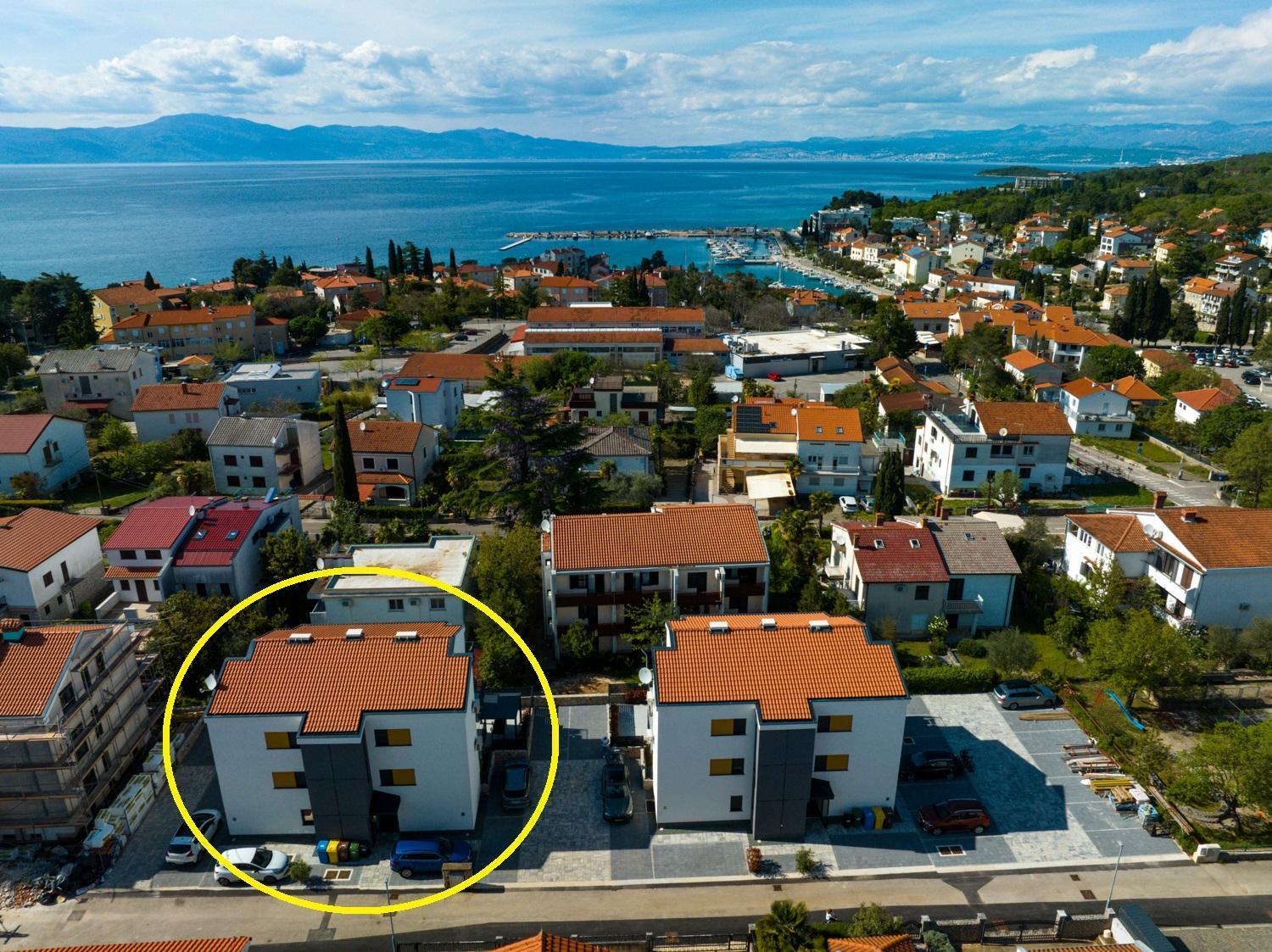 Sunset Suite Malinska Bagian luar foto